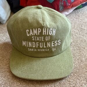 Sold out Camp High collective hemp hat